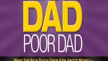 One father (Robert's real father) was a highly educated man but fiscally poor.