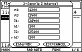 14 1) Press ND [ F7] Ints. ) The cursor is at 3: -SampZInt. 3) Press ENTER. 4) The Choose Input Method window opens.