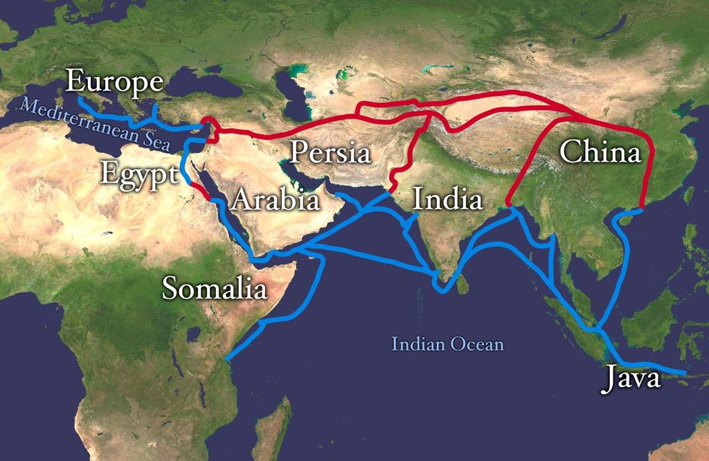 ANCIENT SILK ROUTE LINKS BETWEEN ARABIA AND SE