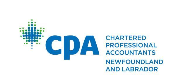 Chartered Professional Accountants of Newfoundland and Labrador 95 Bonaventure Avenue Suite 500 St. John s NL CANADA A1B 2X5 T. 709 753.3090 F. 709 753.3609 www.cpanl.