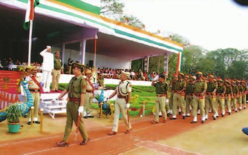 parade on the auspicious occasion of national festivals, Republic Day and Independence Day.
