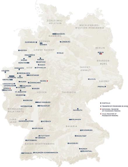 The following map displays the regional focus of HAMBORNER s present investment activities as of the date of this Prospectus: 13.5.