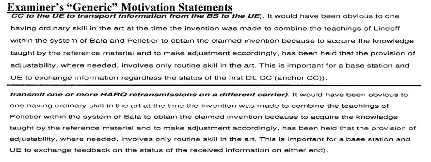 USPTO s Practice Tips for Writing Effective Appeal Briefs (Continued) Example