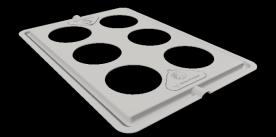 95 CCH2O-PROLID6WITHPORT PRO LID 6 X 8" HOLES WITH 2 X PORTHOLE COVER $ 104.95 CCH2O-PROLID8X5.