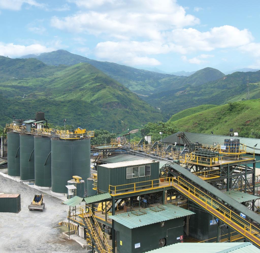 Zaruma Zaruma Gold Mill Plant Nameplate capacity of up to 1,200 tonnes per day Additional tanks could increase capacity to 2,400 tonnes per day at an estimated cost of US$2 million