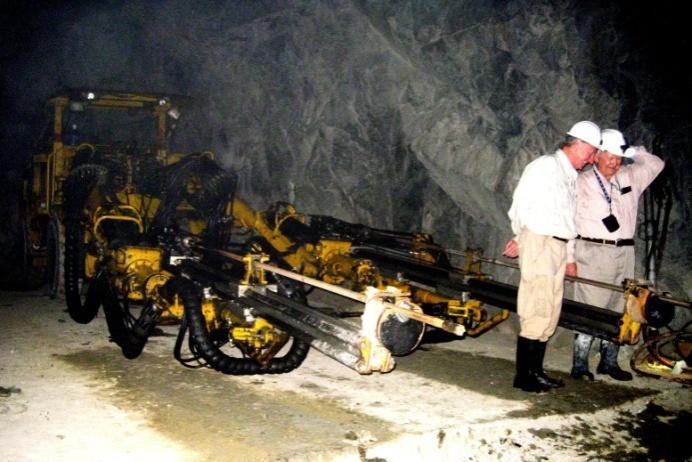 development of the decline to access additional resources Wholly-owned mobile mining machinery