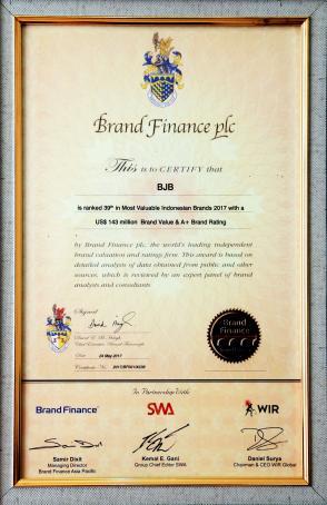 2017 Awards Brand Finance & SWA TOP