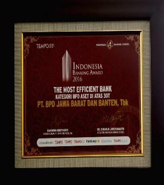 Banking Awards 2016 Most Efficient
