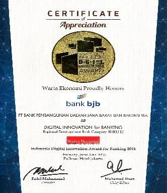 Banking Infobank MRI Award 1 st Best