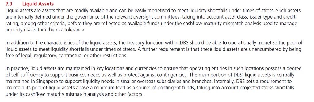 Section 4 Liquidity and Funding Recommendation 18b: Provide a