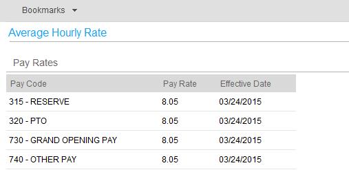 Pay Information To view pay information, select Pay Information to open smaller Navigation Panel. Under Pay Information, you can view your Pay Checks, Pay Rate History and Year to Date Wages.