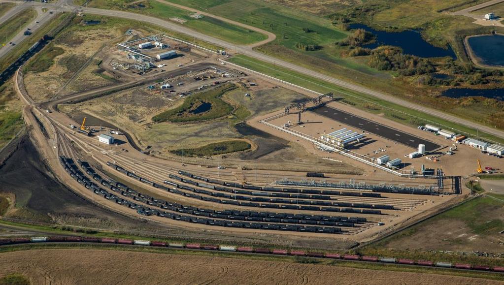 Josephburg Rail Terminal a propane solution for industry Provides customers with new rail infrastructure to handle growing propane supply from liquids-rich production Improves propane egress to North