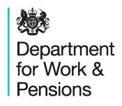 Address DWP Statistical Services Level 3 Kings Court 80 Hanover Way Sheffield S3 7UF Jonathan Portes (by email) Website www.dwp.gov.