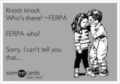 FERPA Waiver Federal law limits how much information we can share