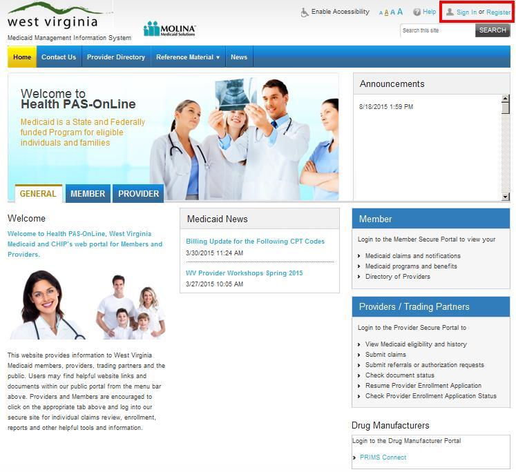 1. Introduction The Trading Partner Agreement (TPA) Eligibility Verification User Guide provides detailed instructions on how authorized healthcare providers can utilize the Health PAS-OnLine portal