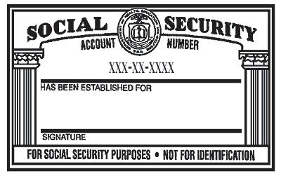 Social Security benefit purposes. However, the SSN is also used for a myriad of non-social Security purposes.