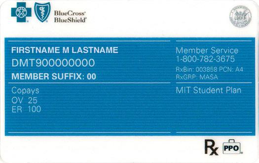When you enroll, BCBS will mail your card to the address we have on file for you. Once you have finalized your residence, update your address in both MIT WebSIS and at MIT Medical.