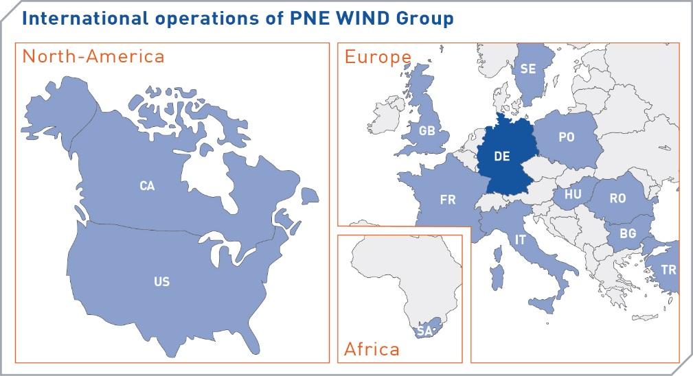 AT A GLANCE Leading wind farm developer - Onshore and offshore Projects in 13 different countries - Europe,