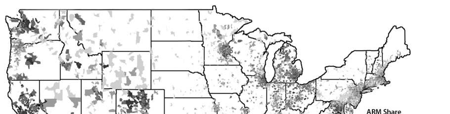 A8: Geographic Distribution of Zip Codes This figure presents the geographic distribution of zip codes in our