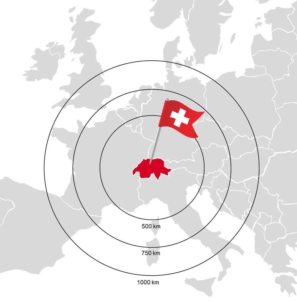 Switzerland Some Key Considerations ~16,000 Square Miles area of Switzerland (roughly the size of Massachusetts and Connecticut combined) Berne is the capital city 8 million inhabitants but about 25%
