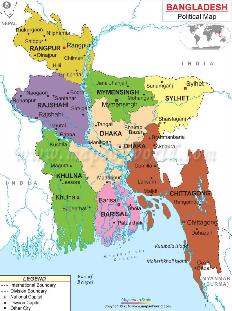 Bangladesh: Country Overview Area: 147,570 sq. km Boundary: India,Bay of Bengal & Myanmar Population: 164 million Density of population:1266 per sq.km Life expectancy: 71.