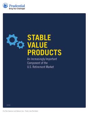 com John Barrasso Vice President Head of Stable Value Distribution 1-732-482-8748 john.barrasso@prudential.com Gary Ward Senior Vice President Head of Stable Value 1-732-482-2515 gary.ward@prudential.