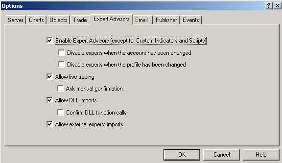 Error Codes and what they mean 9100 / 9103 - Your MT4 and/or EA check boxes are not