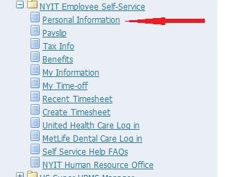 NYIT Self-Service Application Instructions Benefits Open Enrollment AAUP, Faculty and Staff The NYIT Self-Service Application gives employees access to view and change certain Benefits data.