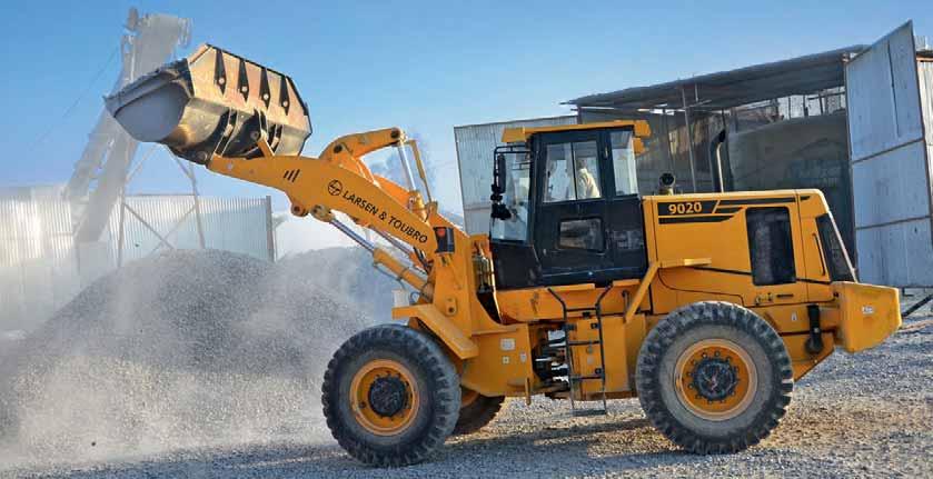 Machinery and Industrial Products Business L&T 9020 wheel loader part of the wide range of machines for the construction and mining sectors.