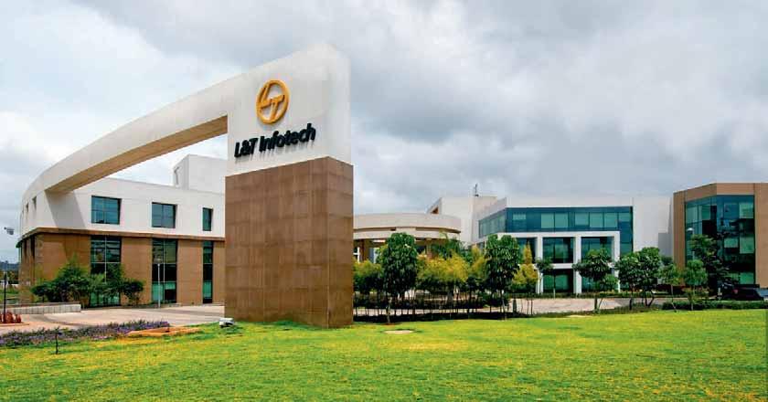 Information Technology Business The Bangalore facility of L&T Infotech. This L&T subsidiary offers domain-led solutions to global clients in BFSI, manufacturing, energy and the petrochemical industry.
