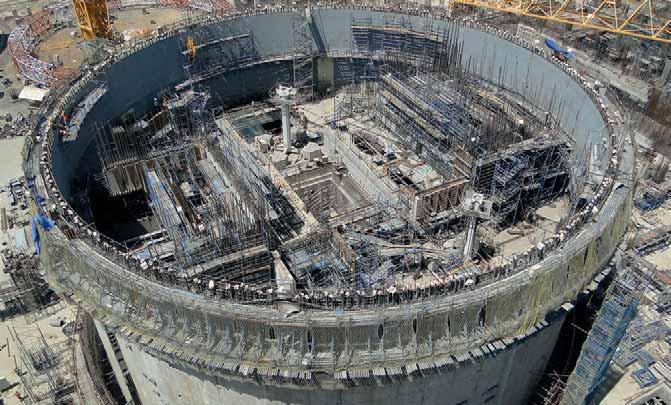 Kakrapar Atomic Power Project, Gujarat, under construction.