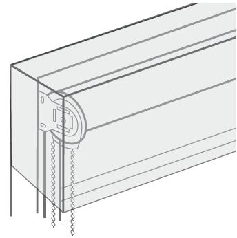 Fascia Components for Shades The shade fascia and optional end cap conceal the shade roller tube and mounting hardware from view and provide dust cover protection.