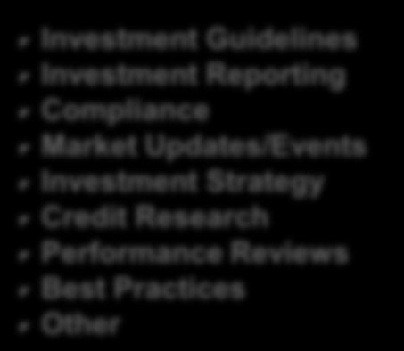 Client Experience Investment Guidelines Investment Reporting