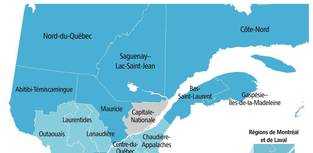 2. TAX ASSISTANCE FOR THE RESOURCE REGIONS There are 17 administrative regions in Québec of which seven are considered resource