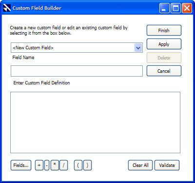 VectorVest 7 PDF Creating A Custom Field: 1. Click in the empty box beneath the words "Enter Custom Field Definition". 2. Use the "Fields.