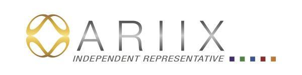Independent ARIIX Representative Reps may not use the name "ARIIX" in any form in their team name, a tagline, an external website name, a personal website address or extension, in an e-mail address,