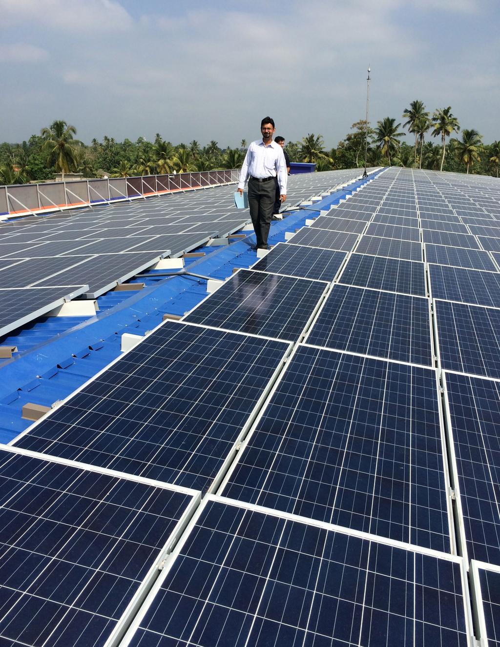 2015-2016 Project Highlights Solar PV in Jordan at one of the lowest tariffs in an emerging market (FRV Jordan) First grid-connected commercial rooftop solar PV in Sri Lanka (Arpico Retail) Second