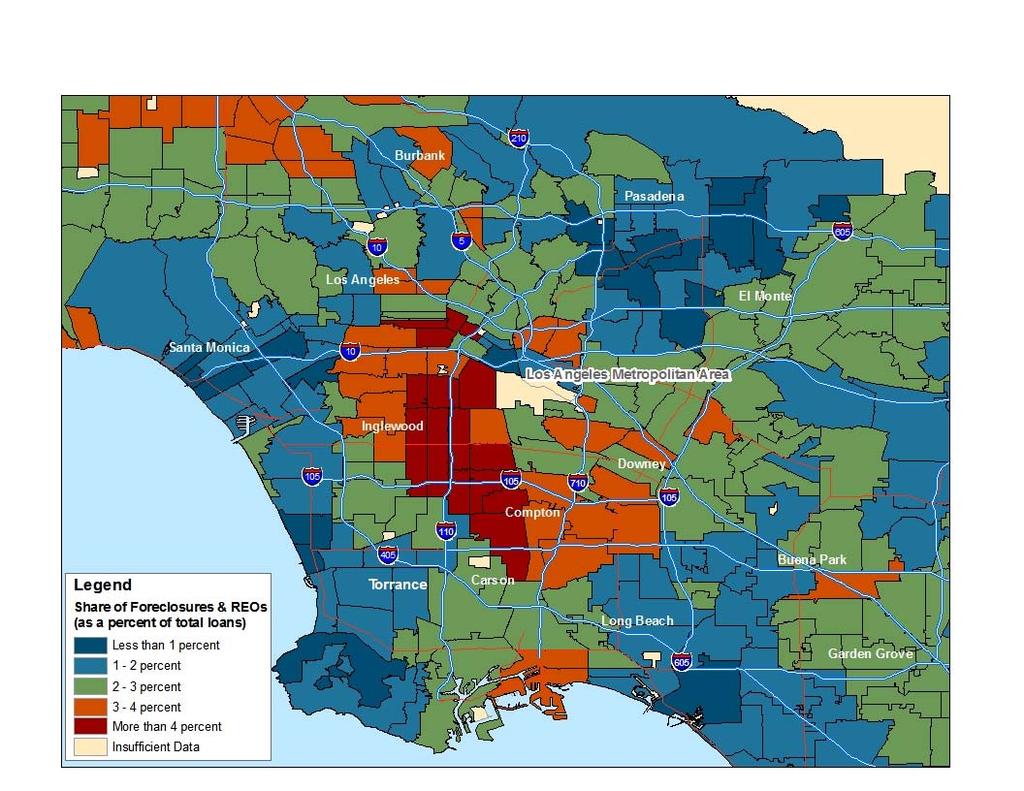 Southern California Data Maps Areas Affected by Concentrated Foreclosures November