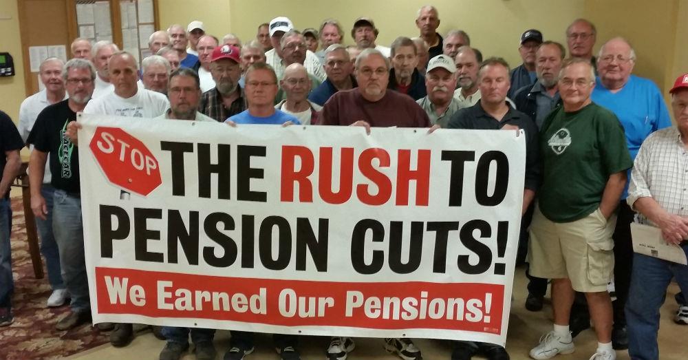 smaller checks Union pension