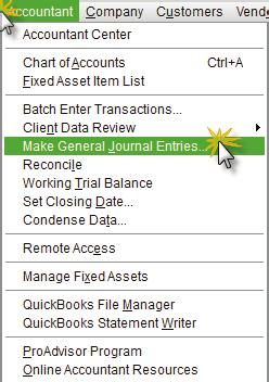 7.10 Exploring QuickBooks with Rock Castle Construction QuickBooks Accountant 2013 features a Fixed Asset Manager (Accountant menu > Manage Fixed Assets) that can be used to record depreciation