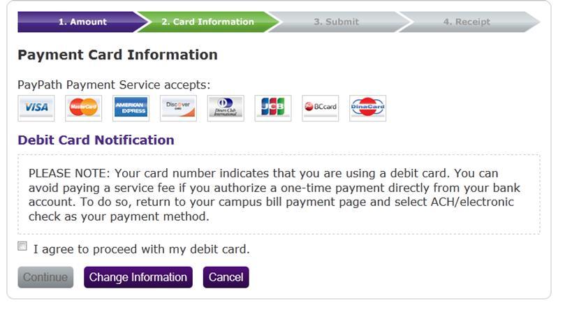 Step 7: Screenshot the receipt of payment and upload on your My Study Abroad page along with the signed