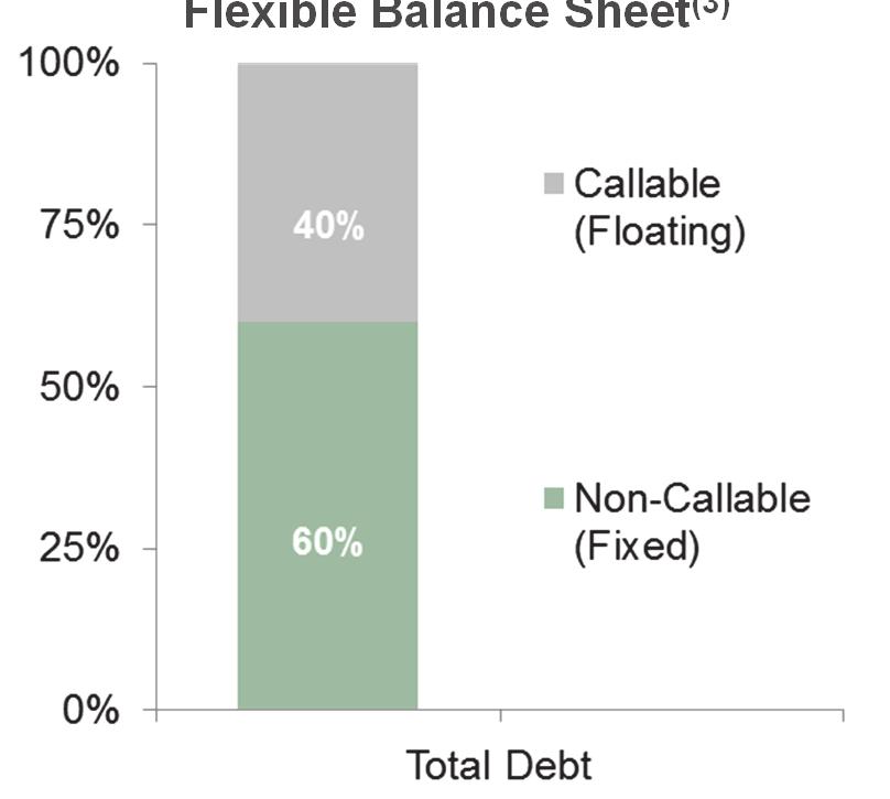 Strong Recurring Cash Flow and Flexible Balance Sheet Cash flow diversified in return-oriented assets across Affiliates, client types, and geographies Recurring free cash flow from Affiliate