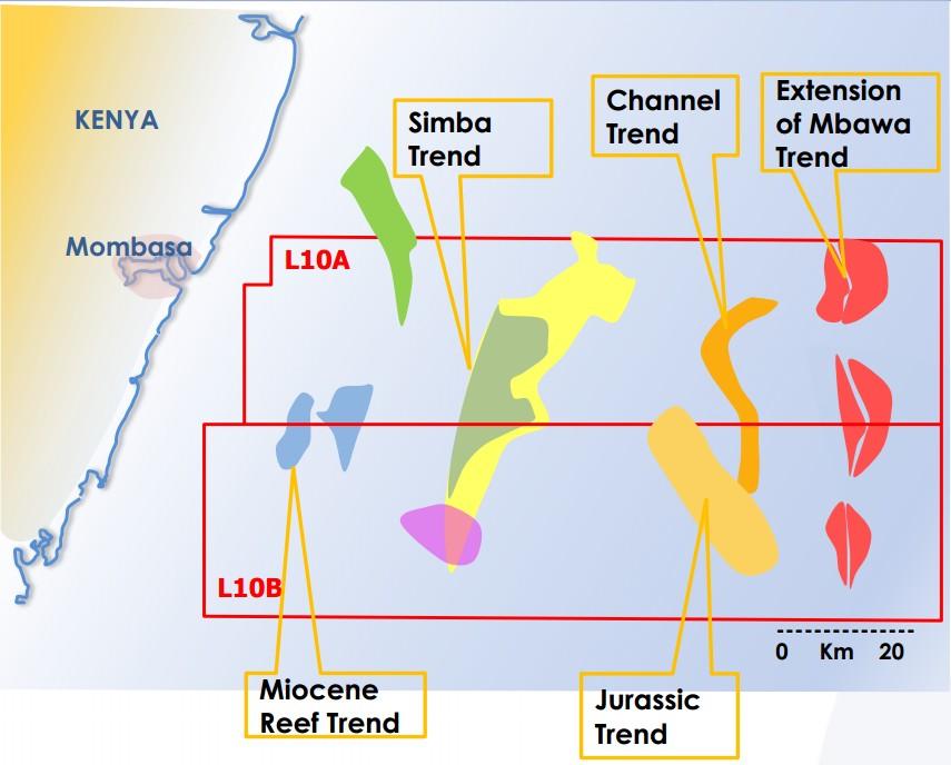 In the short term these blocks are unlikely to receive much attention from the market, however we expect to see this change once drilling operations at Mbawa are started.