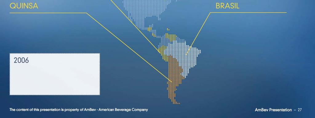 Beer and Soft Drinks Start up operations Growth potential Beer EBITDA Margin 07 40.