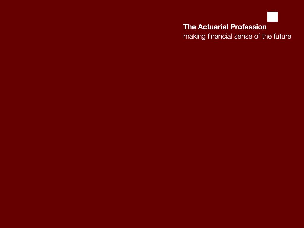 Solvency II The Potential Impact and how actuaries can