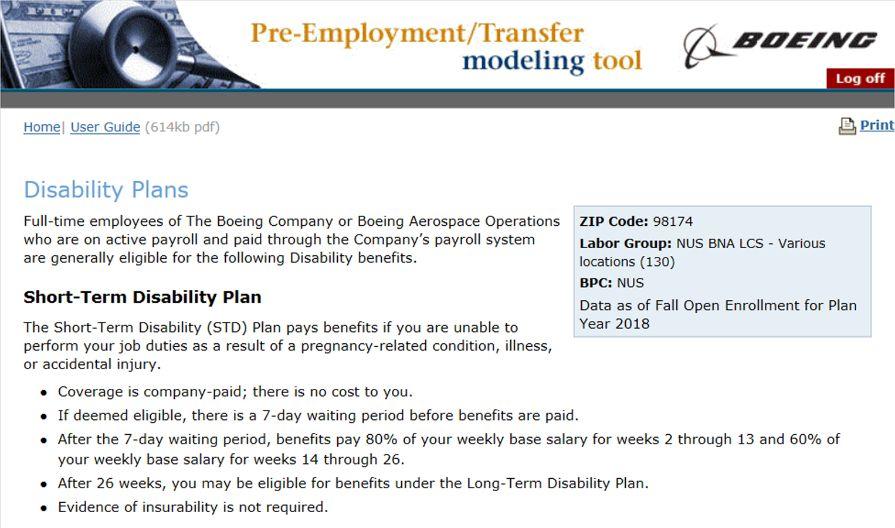 Log Off When you re done using the Pre-Employment/Transfer Modeling Tool, click Log off at the top of the page.