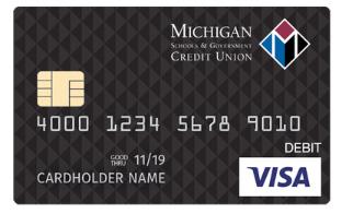 Gates President/CEO THREE NEW LOOKS, FOR THREE GREAT CARDS New MSGCU Visa Debit Cards Coming Soon In the coming months, members will begin receiving replacement Visa Debit