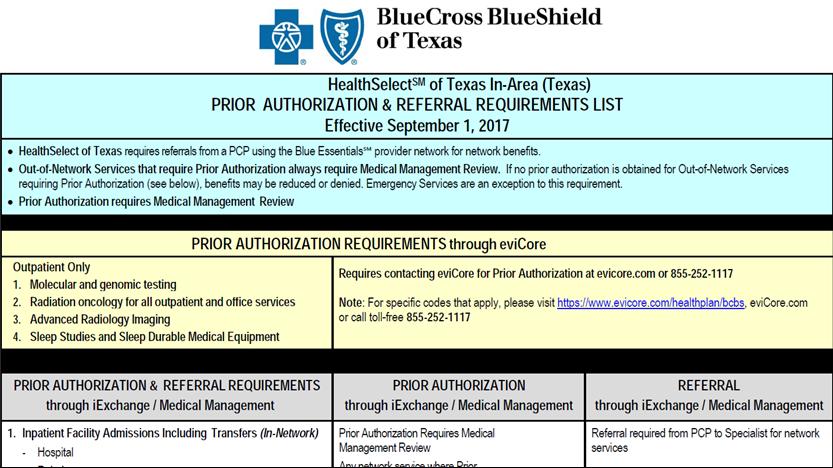 ERS Prior Authorization Lists Providers will utilize a custom prior authorization
