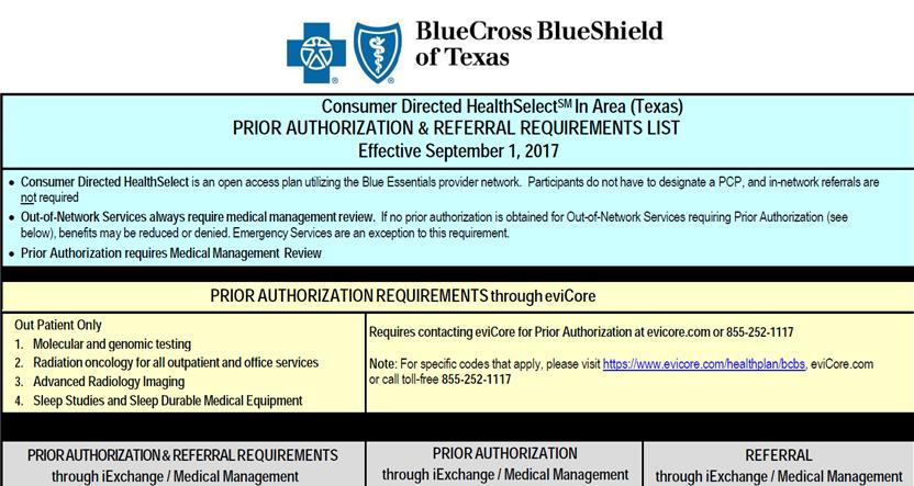 HealthSelect o HealthSelect out-of-state The ERS prior authorization lists can be
