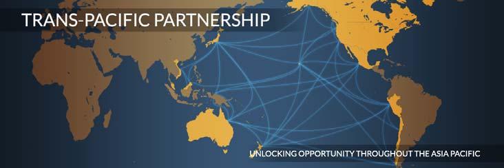 Trans-Pacific Partnership The Trans-Pacific Partnership (TPP) aims to be a comprehensive, highstandards trade agreement between twelve countries: Brunei, Chile, New Zealand, Singapore, US, Australia,